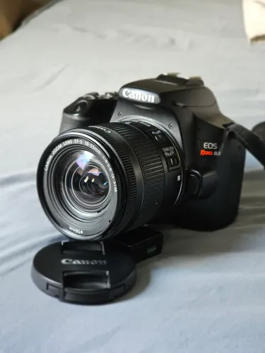 Canon EOS Rebel Sl3 18-55mm! + Carregador + Bateria + Caixas! Tudo original! 