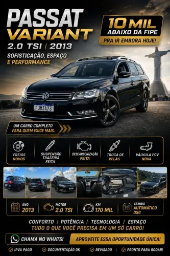 Volkswagen Passat Variant Turbo 2.0 FSI Tiptron. 5P 2013