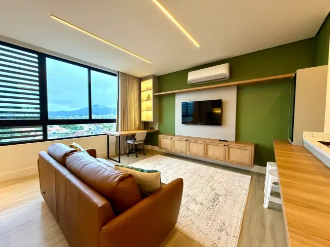 Studio mobiliado e equipado no Córrego Grande - Florianópolis - SC
