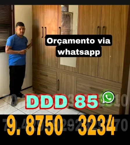 Montador de móveis especializado em guarda-roupas, armários, closet e cômodas