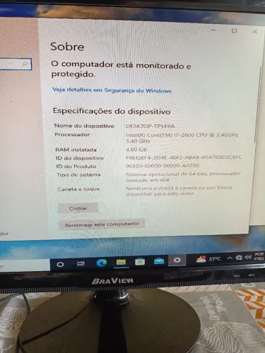 Computador Acer i7-2600 3.4ghz