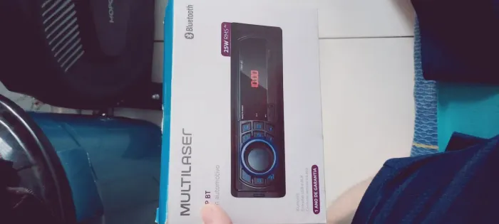 Auto Rádio Multilaser + Caixa Bob