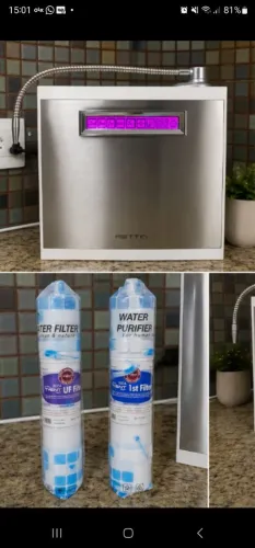 Filtro agua Ionizador de Água Tyent Rettin + 2 Filtros Novos Originais