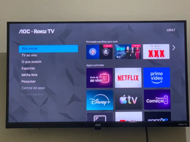 Televisão AOC Roku Smart
