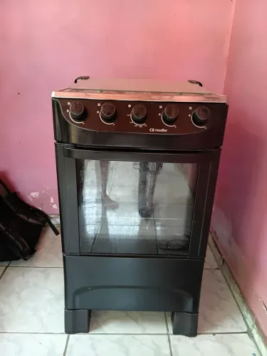 Fogão top, forno que funciona rápido, 4 bocas tops