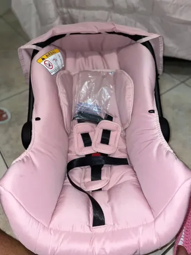 Bebê conforto Galzerano cadeira bebe carro rosa