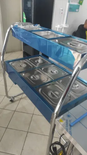 Bh Buffet misto Venâncio com pista superior refrigerada com placa de gel