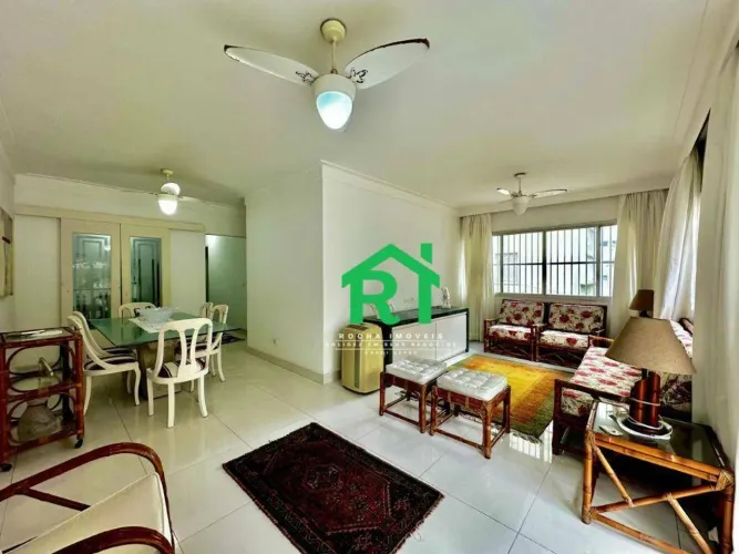 Apartamento reformado, beira mar, 4 dormitórios (2 suítes), 1 vaga, Pitangueiras, Guarujá/