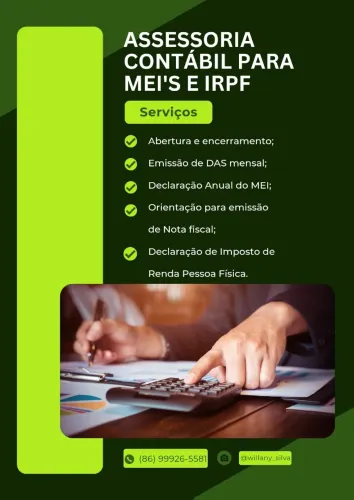 Assessoria Contábil para Mei's e Pessoa Física 