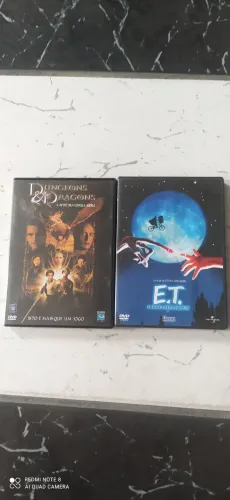 2 dvds Dungeons e dragons e e.t.