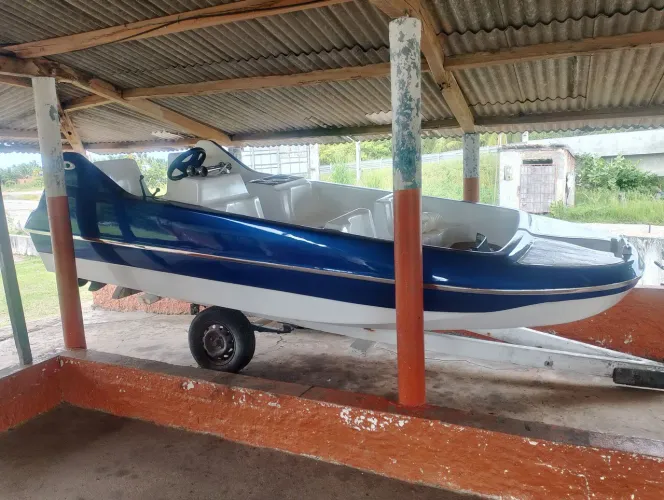Lancha Star 140 motor evinrude 40 hp 2t