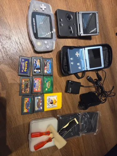 Kit Game Boys com jogos e tela ips