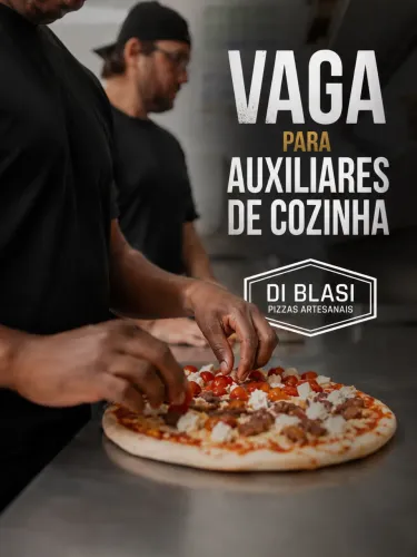 VAGA PARA AUXILIAR DE COZINHA 
