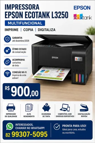 Impressora multifuncional cor Epson EcoTank L3250