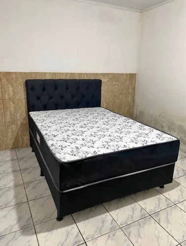 Cama box casal(com molas) novo