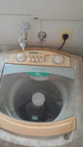 Máquina de lavar centrífuga 10kg funcionando perfeitamente 