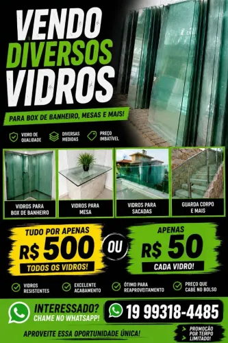 Lote de vidros