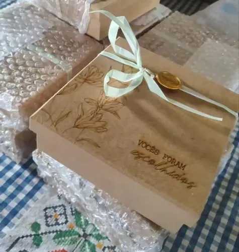 Kit Convite para Madrinha e Padrinho + Bolo Fake