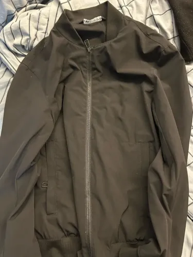 jaqueta bomber zara preta p