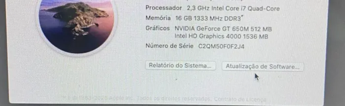 Macbook pro 2012