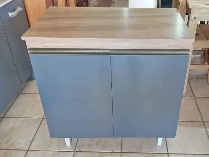 Balcão de Cozinha 2 Portas com 1 Prateleira (Novo) Entrega Grátis!