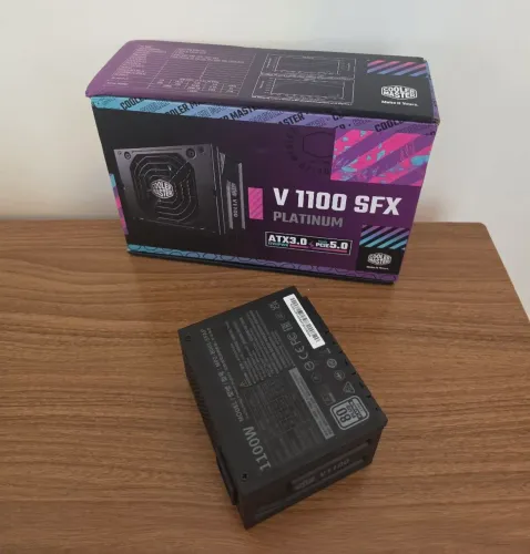 Fonte Cooler Master V 1100 SFX, 1100W, PCI-e 5.0, Full Modular, 80 Plus Platinum