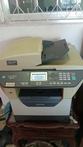 Impressora Multifuncional laser monocromática 3 em 1 Brother DCP-8080DN