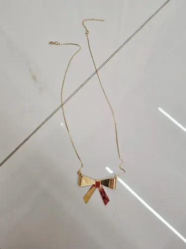 Colar de Laço Dourado