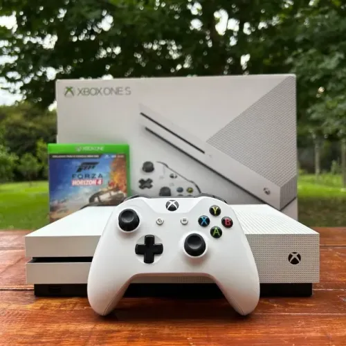 Xbox One S 1TB Completo Com Jogo Controle Original e Caixa