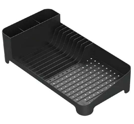 Escorredor de louça preto modelo Trium da marca Ou  medidas: 40x20xm