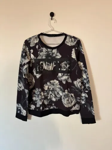 Moletom Floral, tamanho P