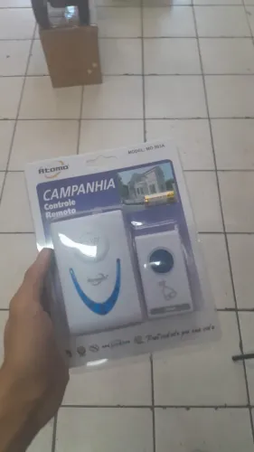 Campainha controle remoto para tomada