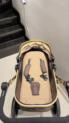 Kit 3 em 1 Carrinho Luxo + Bebê Conforto Selo Inmetro