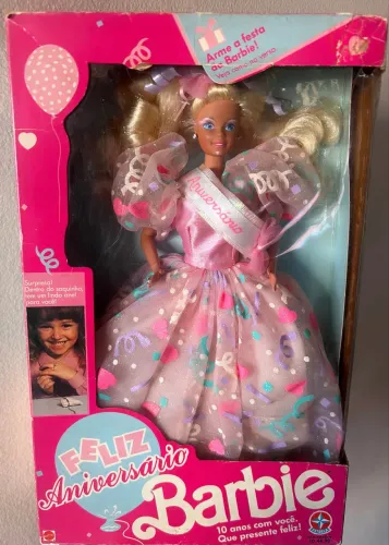 Barbie Estrela Feliz Aniversário 1992 [LER DESCRIÇÃO]