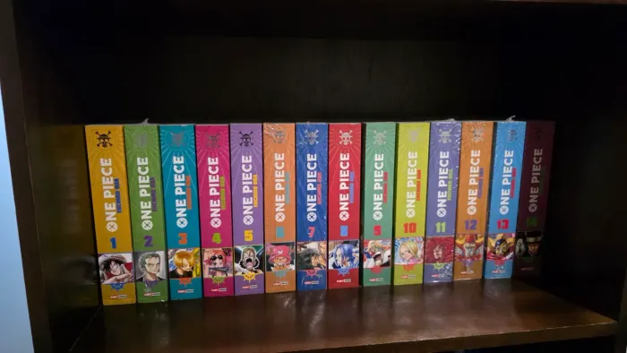 Coleção One Piece 3 em 1 Vol. 1 ao 14 | 6 Volumes Lacrados | Estado de Novo
