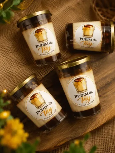 Pudim no Copo Americano