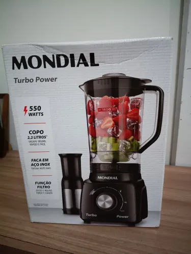 Liquidificador Mondial Turbo power novo lacrado 