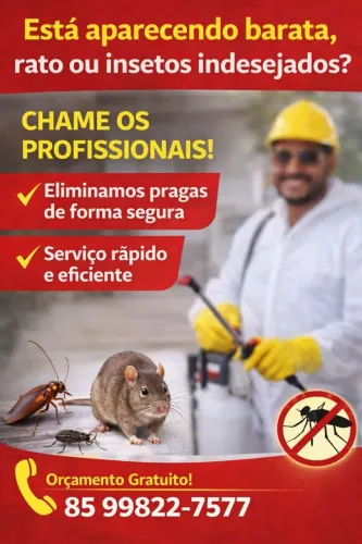 Empresa especializada em dedetização 