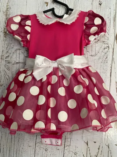 Fantasia da Minnie Disney tamanho 12/18 meses