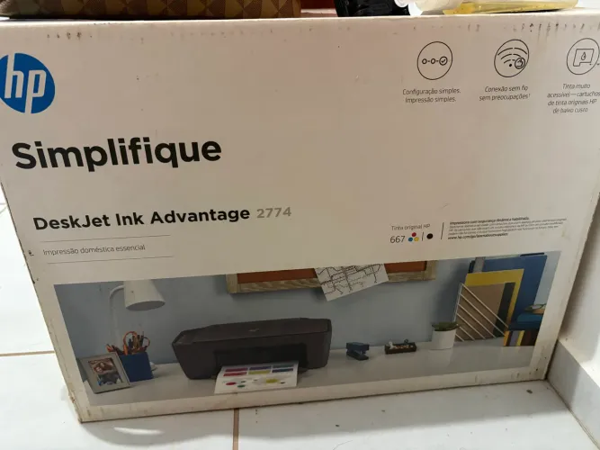 Impressora Multifuncional HP DeskJet Ink Advantage 2774 Wi-Fi