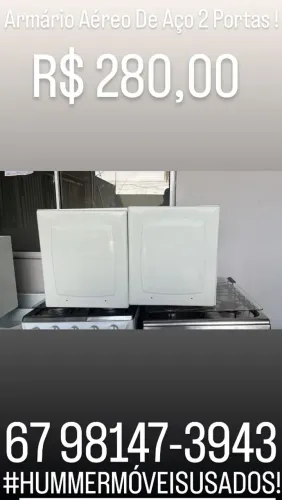 Vende - Se Armário Aéreo De Aço 2 Portas !