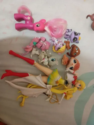 Littlest pet shop + My little pony + figure lote