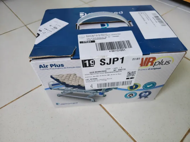 Colchão Antiescara Pneumático De Ar Inflável Para Acamados