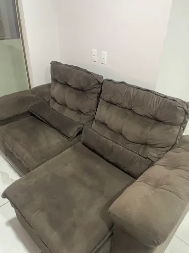 Sofá 3 lugares reclinável 