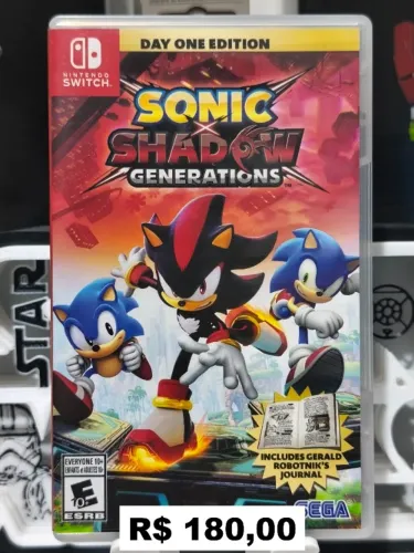 Sonic X Shadow Generations - Nintendo Switch - envio pela Olx