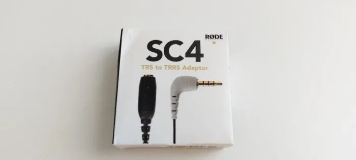 Rode Sc4 Cabo Adaptador 3.5mm Trs Para Trrs Original Sem Uso