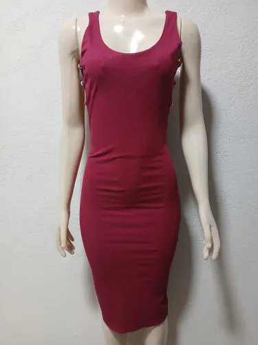 Vestido canelado