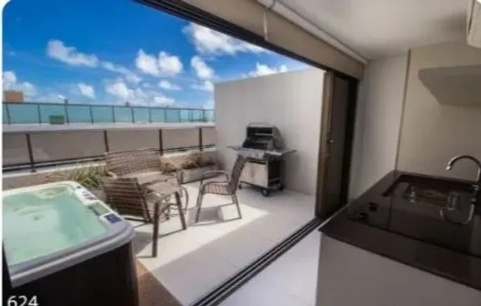 Valor de Super OPORTUNIDADE! COBERTURA DUPLEX LUXO Mobiliada 2Qts para ALUGUEL - Praia de 