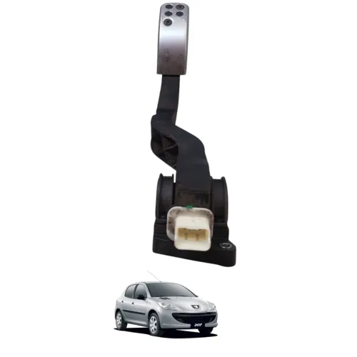 pedal acelerador com sensor Peugeot 207 206 c3 2007 a 2012