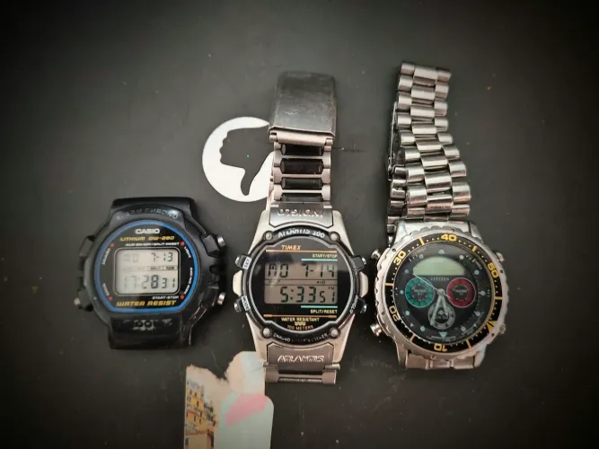 Citzen Timex Casio 3 relógios